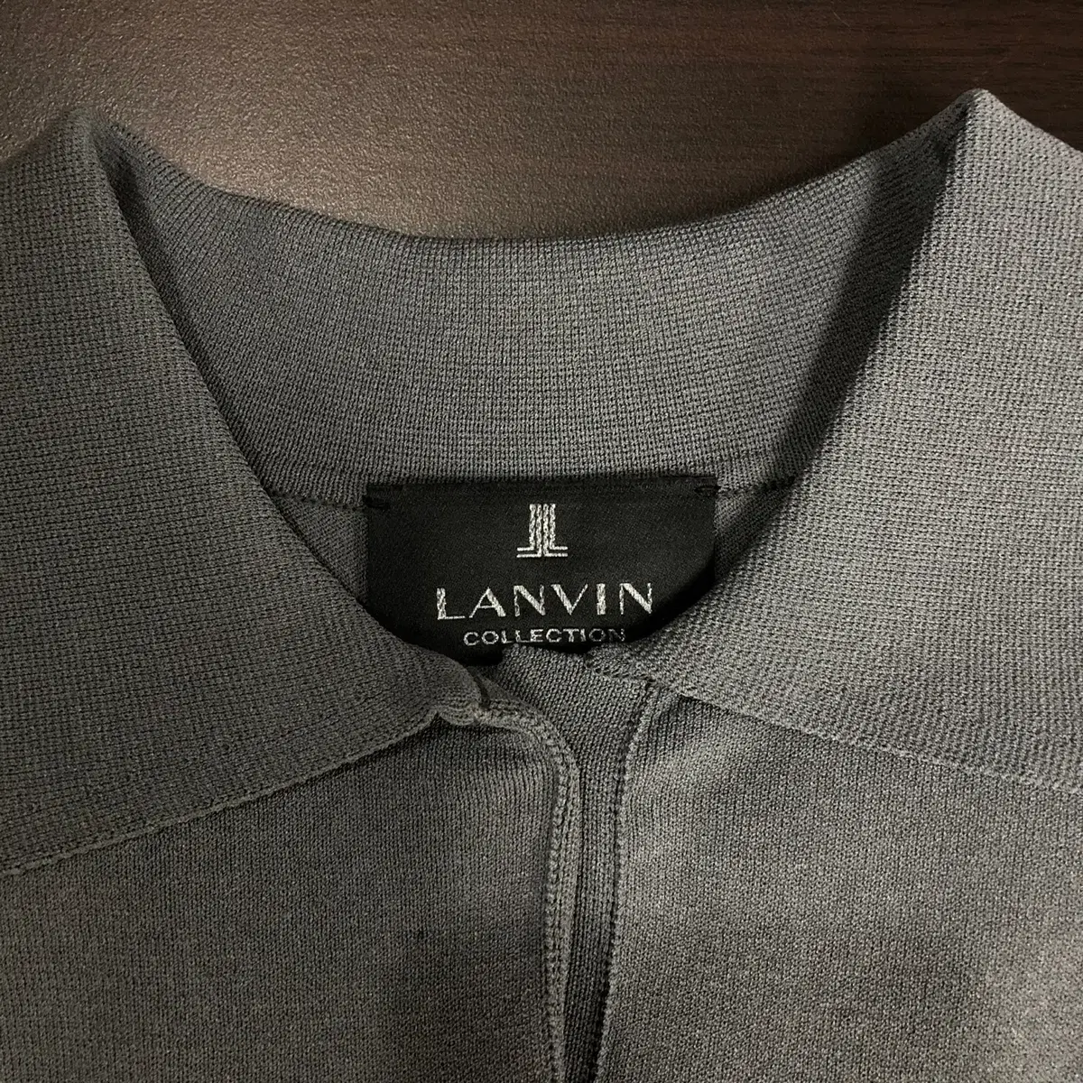 [ LANVIN ] 랑방컬렉션 드롭숄더 니트 블라우스 탑