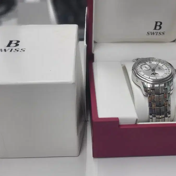 B swiss by Carl F Bucherer 오토매틱 문페이즈시계