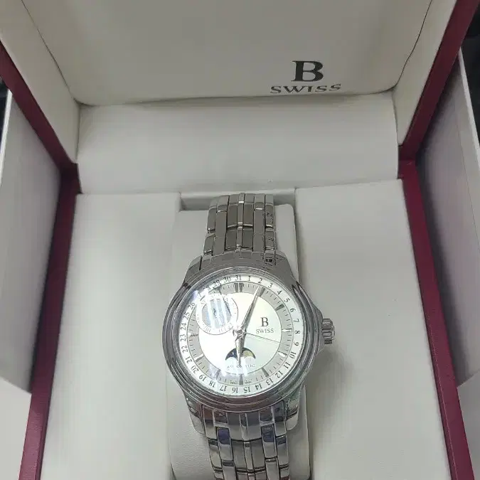 B swiss by Carl F Bucherer 오토매틱 문페이즈시계