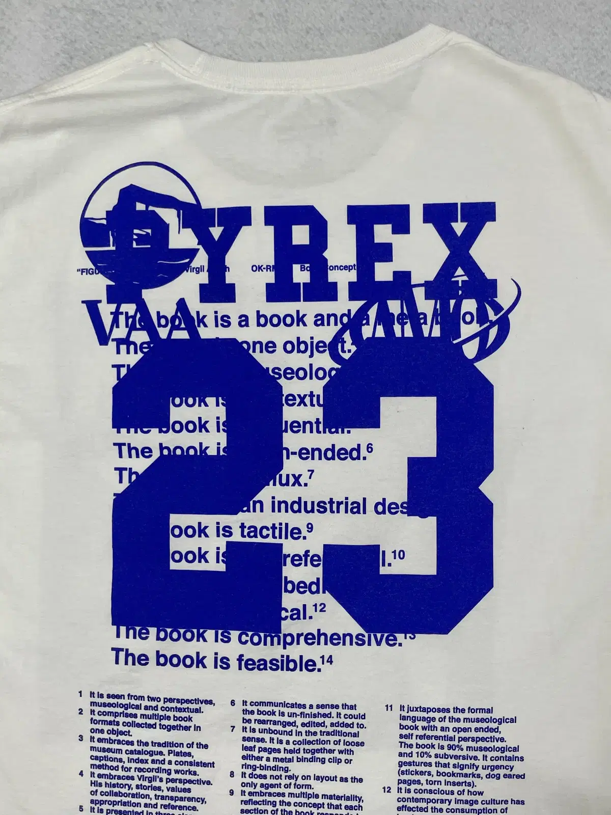 PYREX Virgil Abloh ICA Exhibition PYREX Merchandise T-Shirt