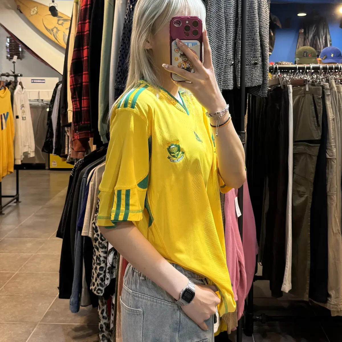 ADIDAS 아디다스 SOUTH AFRICAN 축구 유니폼