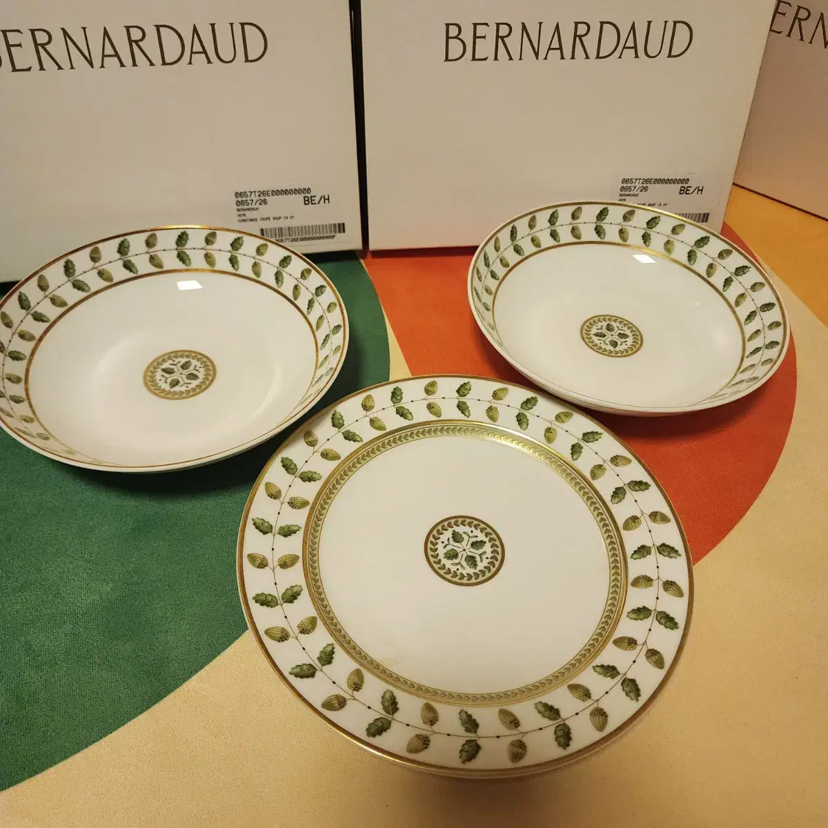 베르나르도 BERNARDAUD _콘스탄스 스프볼,접시 3p