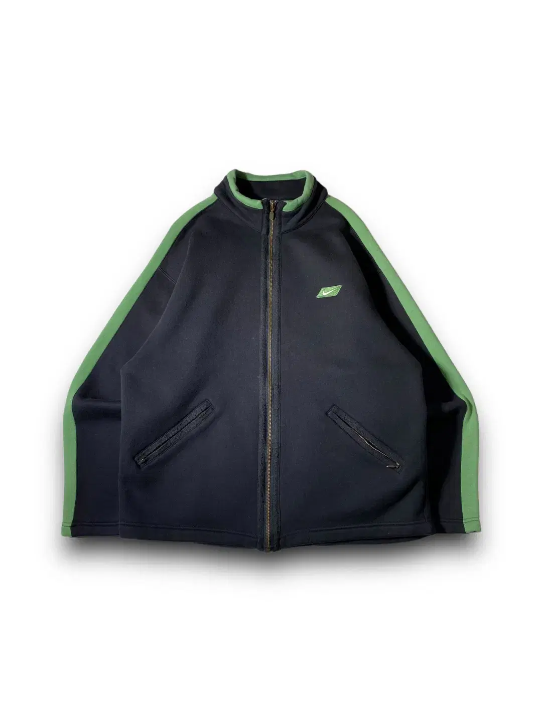 [M] Vintage Nike one-off Nike Old School Cotton Zip Up