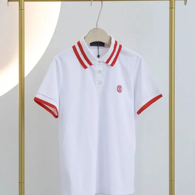 [G/F] TWO TONE COLLAR PIQUE POLO