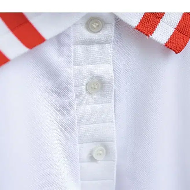 [G/F] TWO TONE COLLAR PIQUE POLO