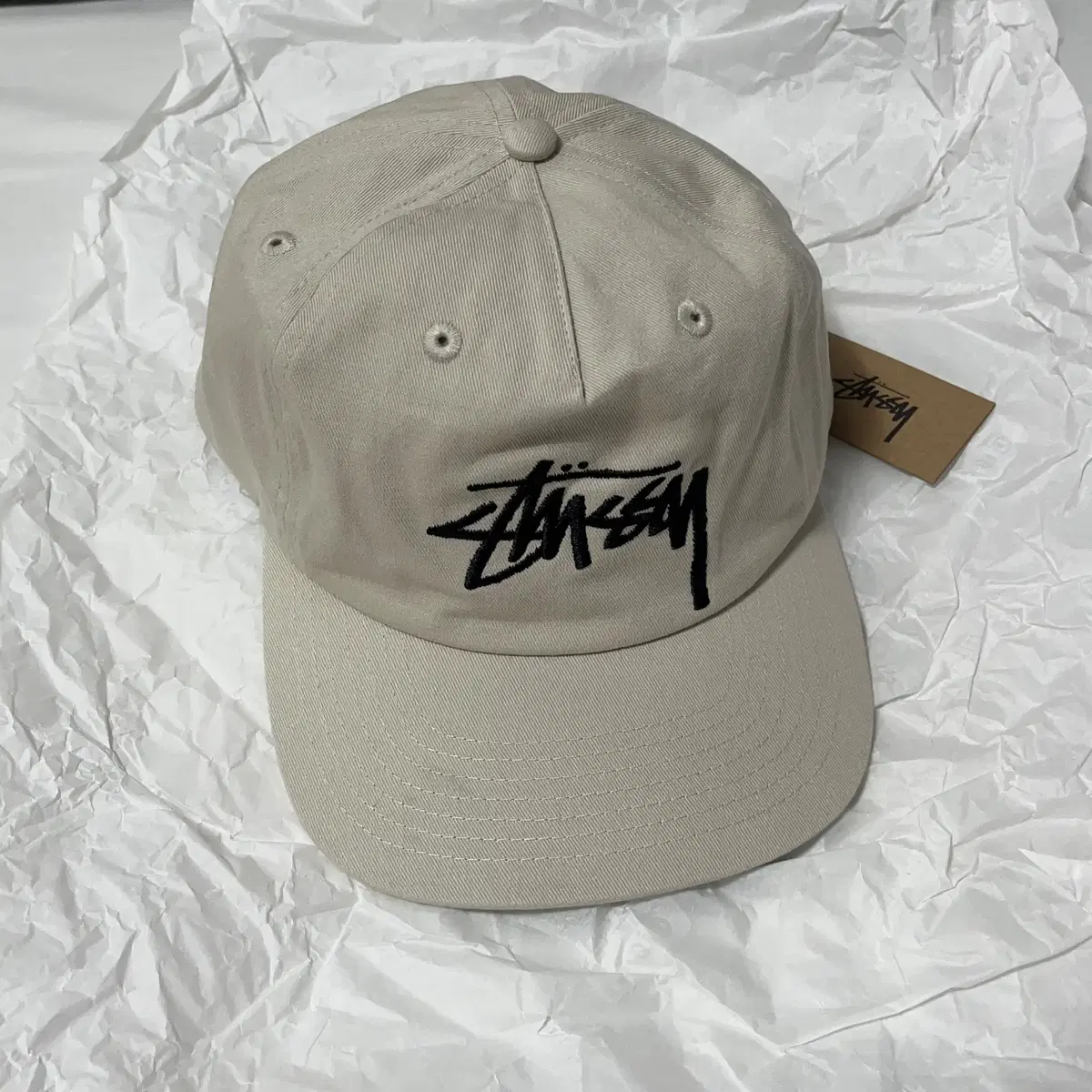 (새상품) 일본 stussy 스투시 볼캡 - 그린 배색