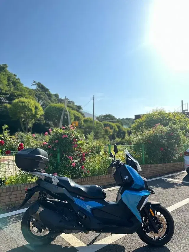 2019년 bmw c400x 짧은키로수 쿼터급오토바이 스쿠터 바이크