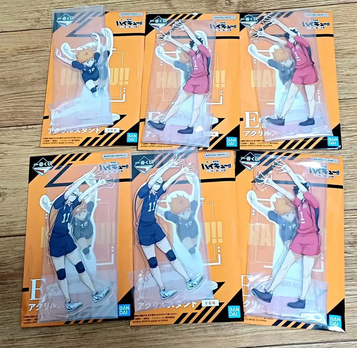 Haikyuu movie version first lottery acrylic stand goods for sale (Hinata, Kuroo, Tsukishima)