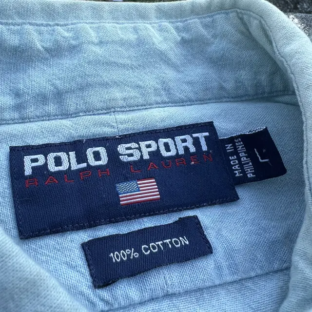 Polo Sports 폴로 스포츠 성조기 데님 셔츠