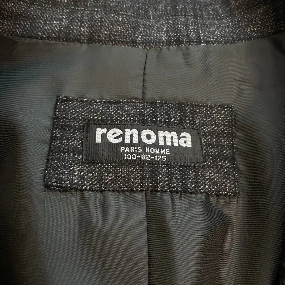 레노마(renoma) 체크 울 블레이저