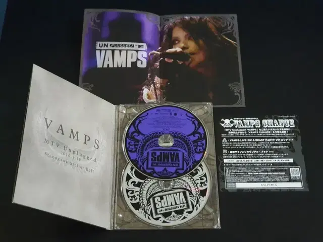 VAMPS 뱀프스 라이브 영상 MTV 언플러그드 (DVD+CD) 하이도