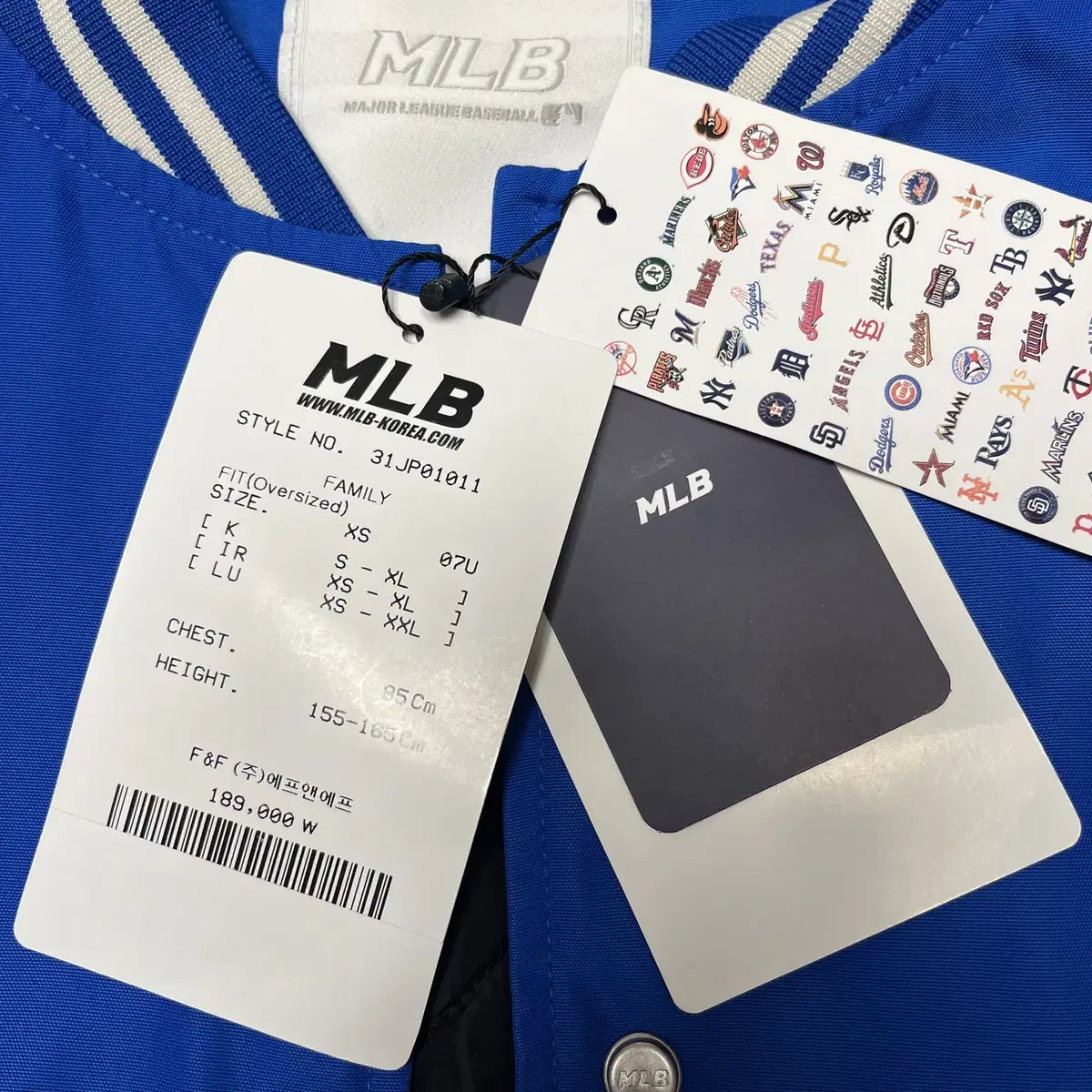 MLB LA야구 점퍼 xs사이즈 택안땐 새상품