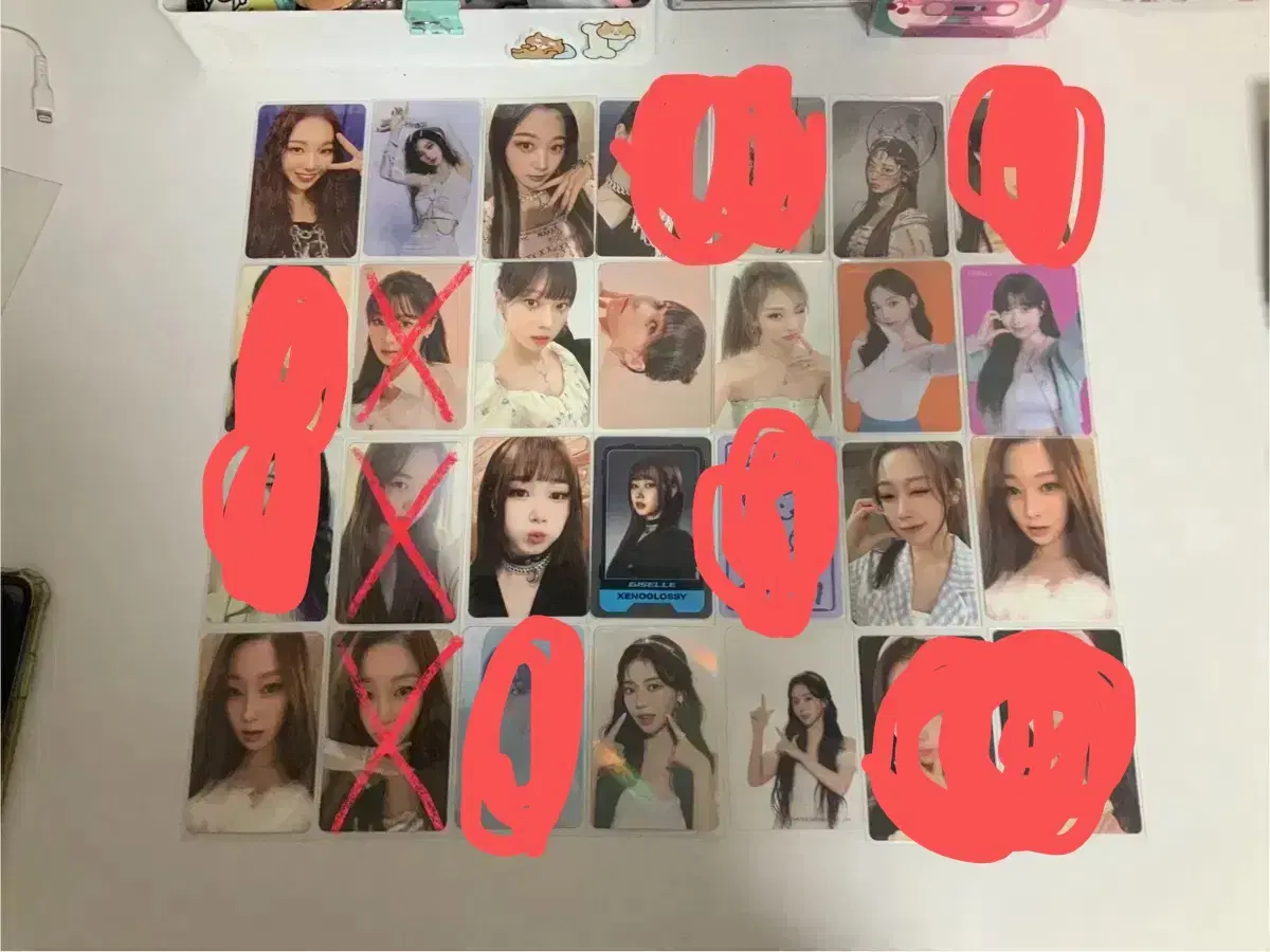 Aespa photocard Savage season's greetings Tam's Girls Hyperline Ocandy Myworld Onda