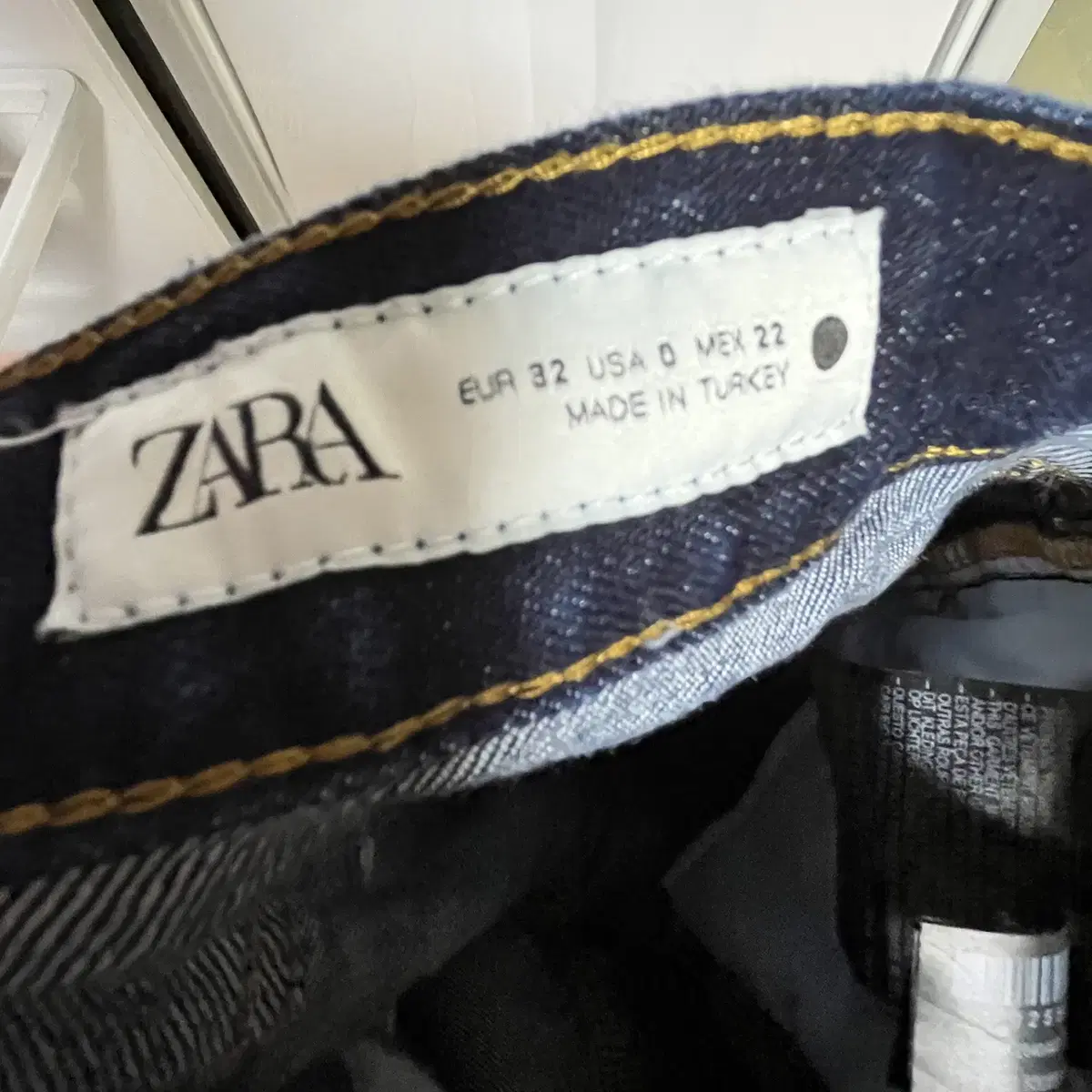 새상품) zara 자라 데님 버뮤다팬츠