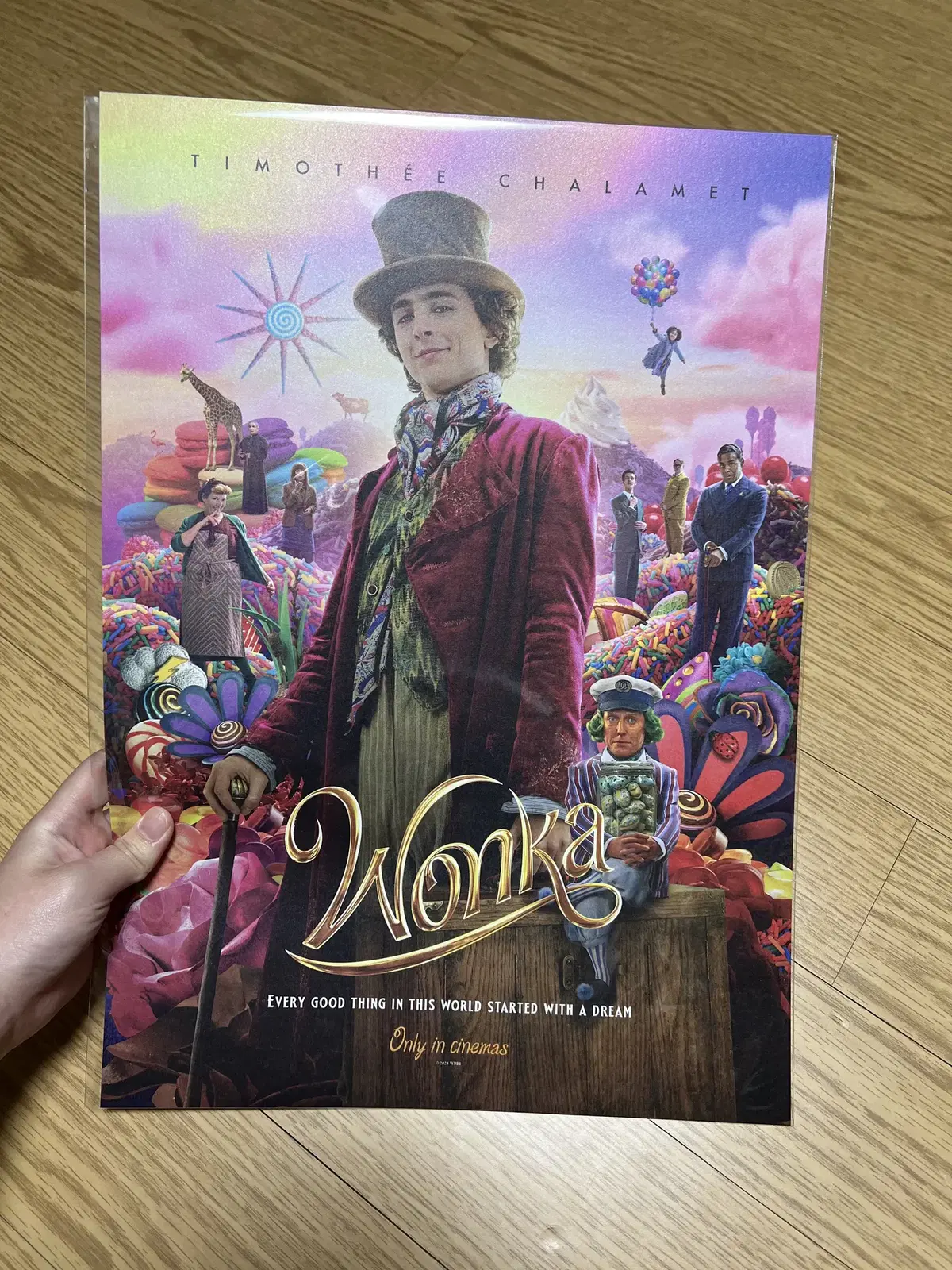 Wonka CGV zu 3 special poster (unsealed)