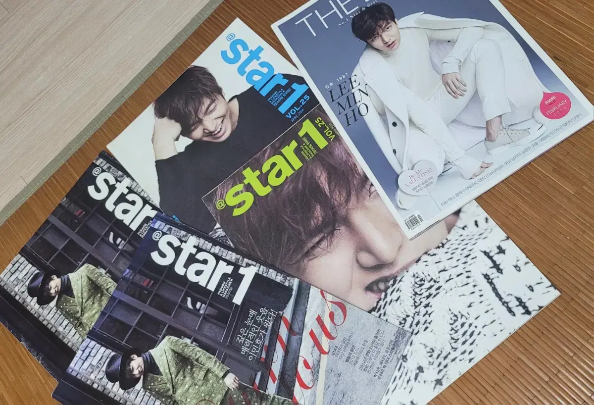 Actor lee minho 5 cover magazines in total