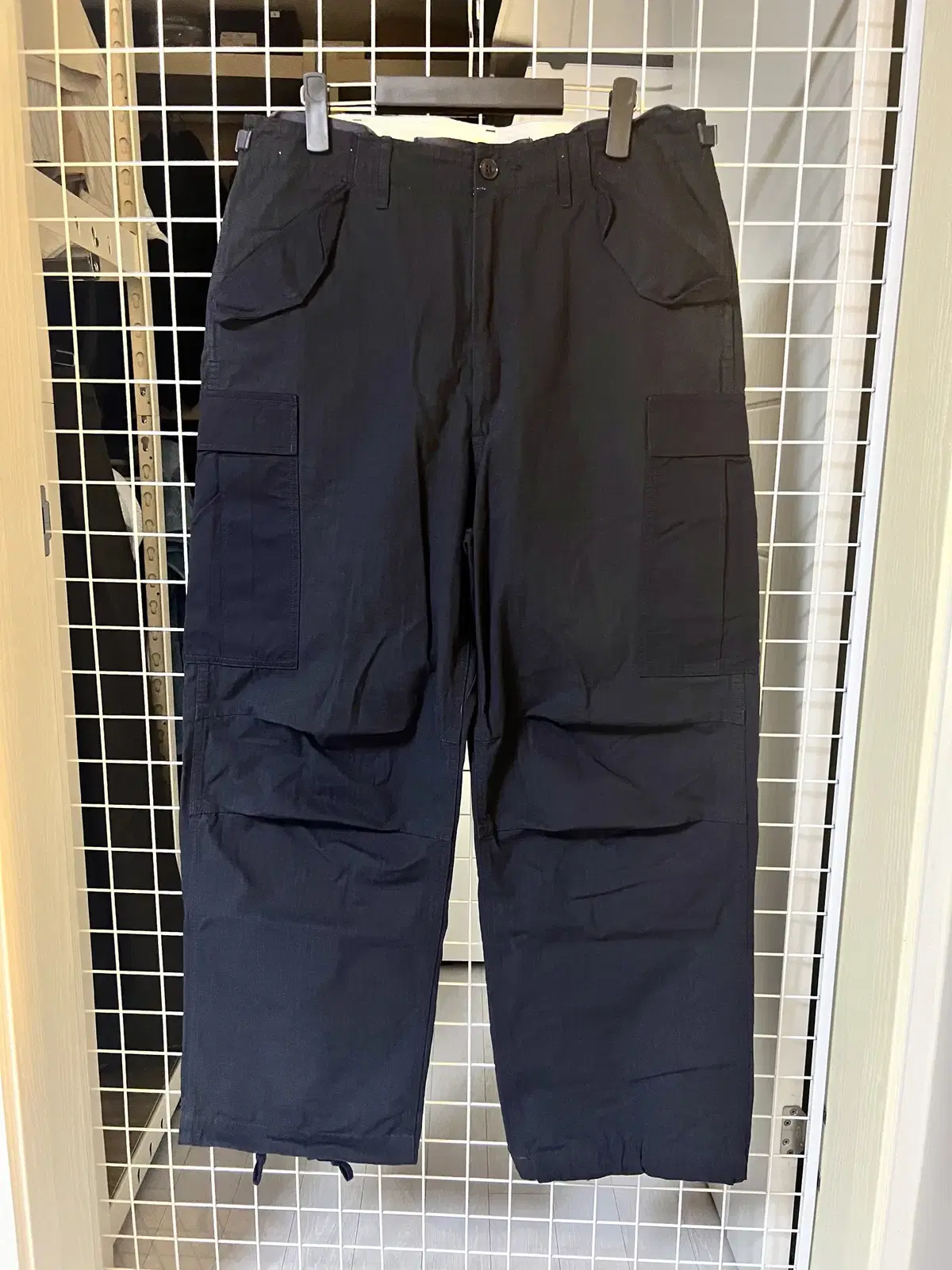 Nanamika Cargo Trousers Navy