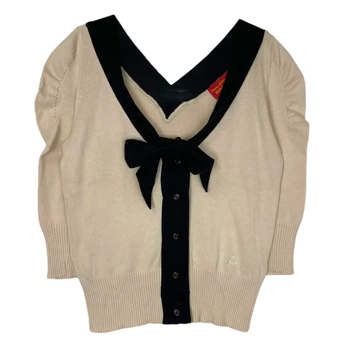 Vivienne Westwood Orb Ribbon Knit Cardigan