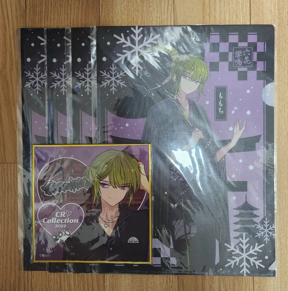 (Bulk) Dearbo Dear Vocalist Momochi Incarnation Clear File Sweet Colored Paper