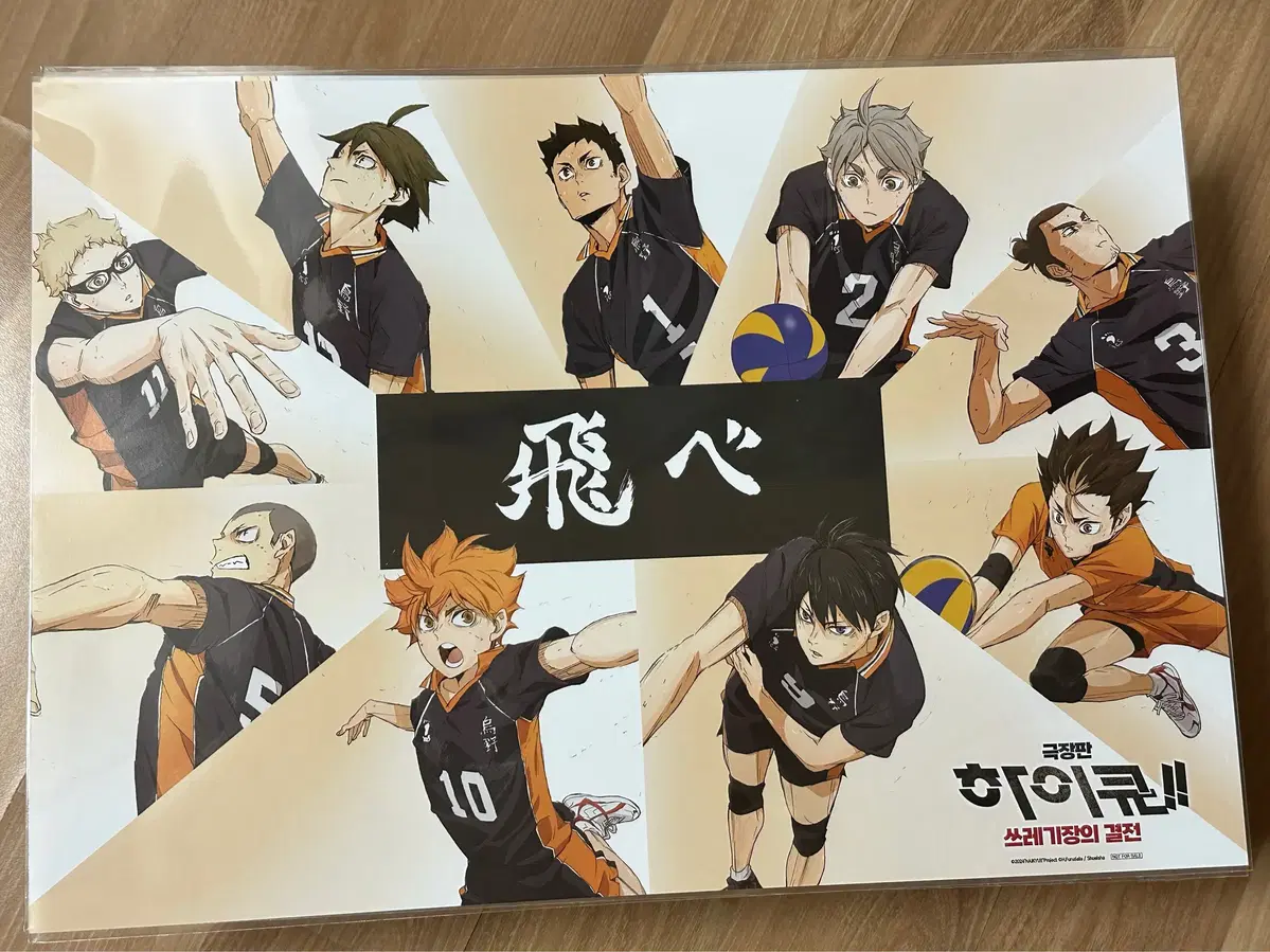 Haikyuu pre-order benefit Week 3 Karasuno group poster.