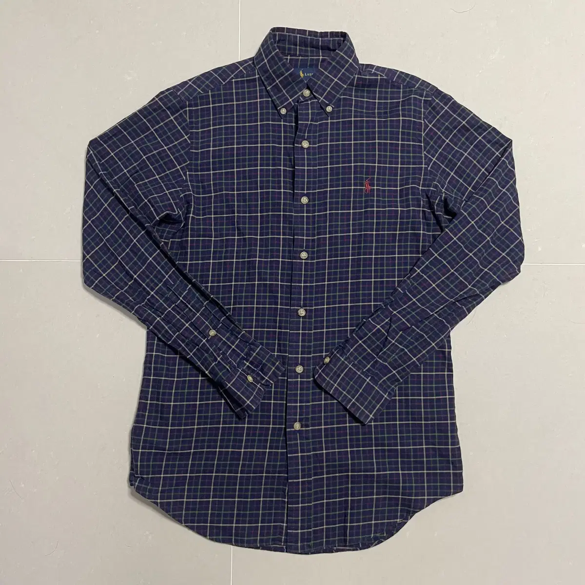 Genuine Polo Ralph Lauren Navy Tartan Check Shirt