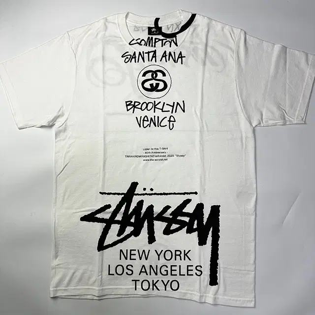 STUSSY x TAKAHIROMIYASHITA 스투시 솔로이스트 티셔츠