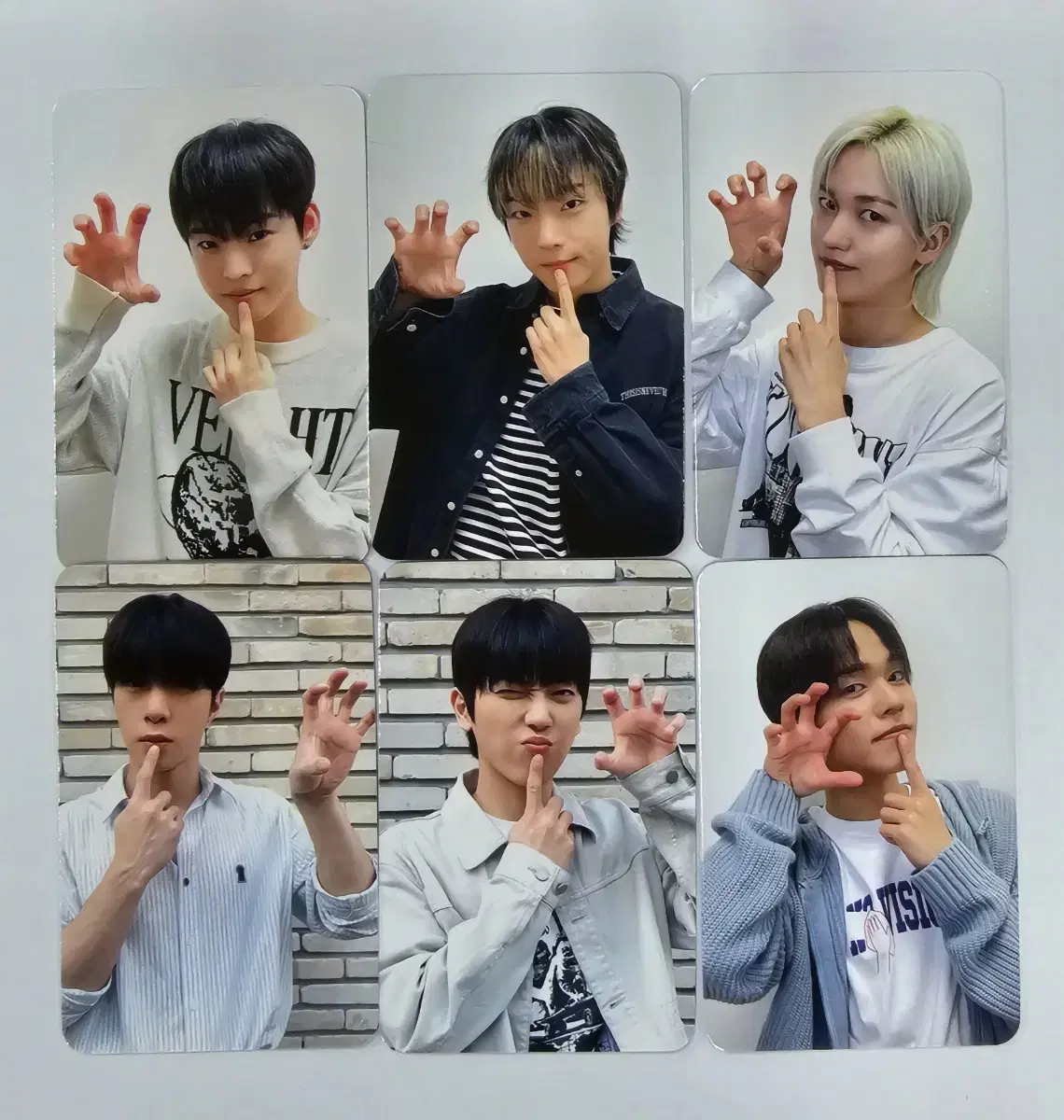 onf unreleased photocard-240602 DearMyMu's offline double-sided photocard (become a monster)