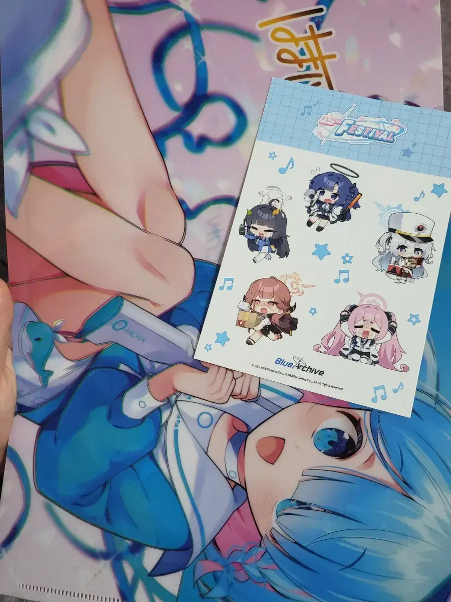 Bloo archive hamaji l-file bookmark sticker wts