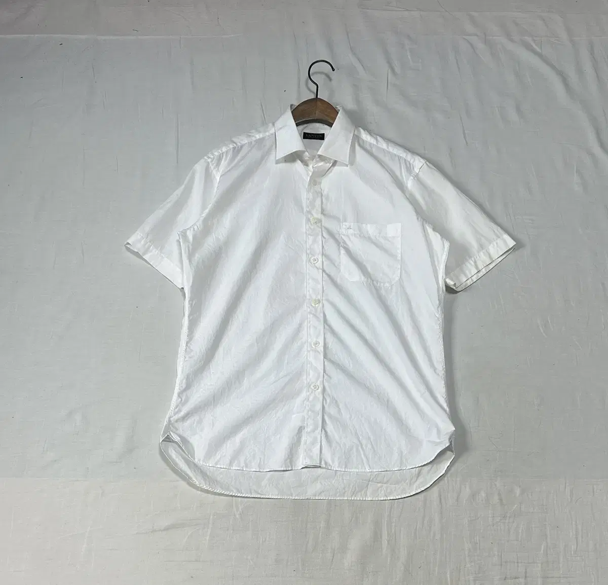 White short sleeve shirt for Lanvin