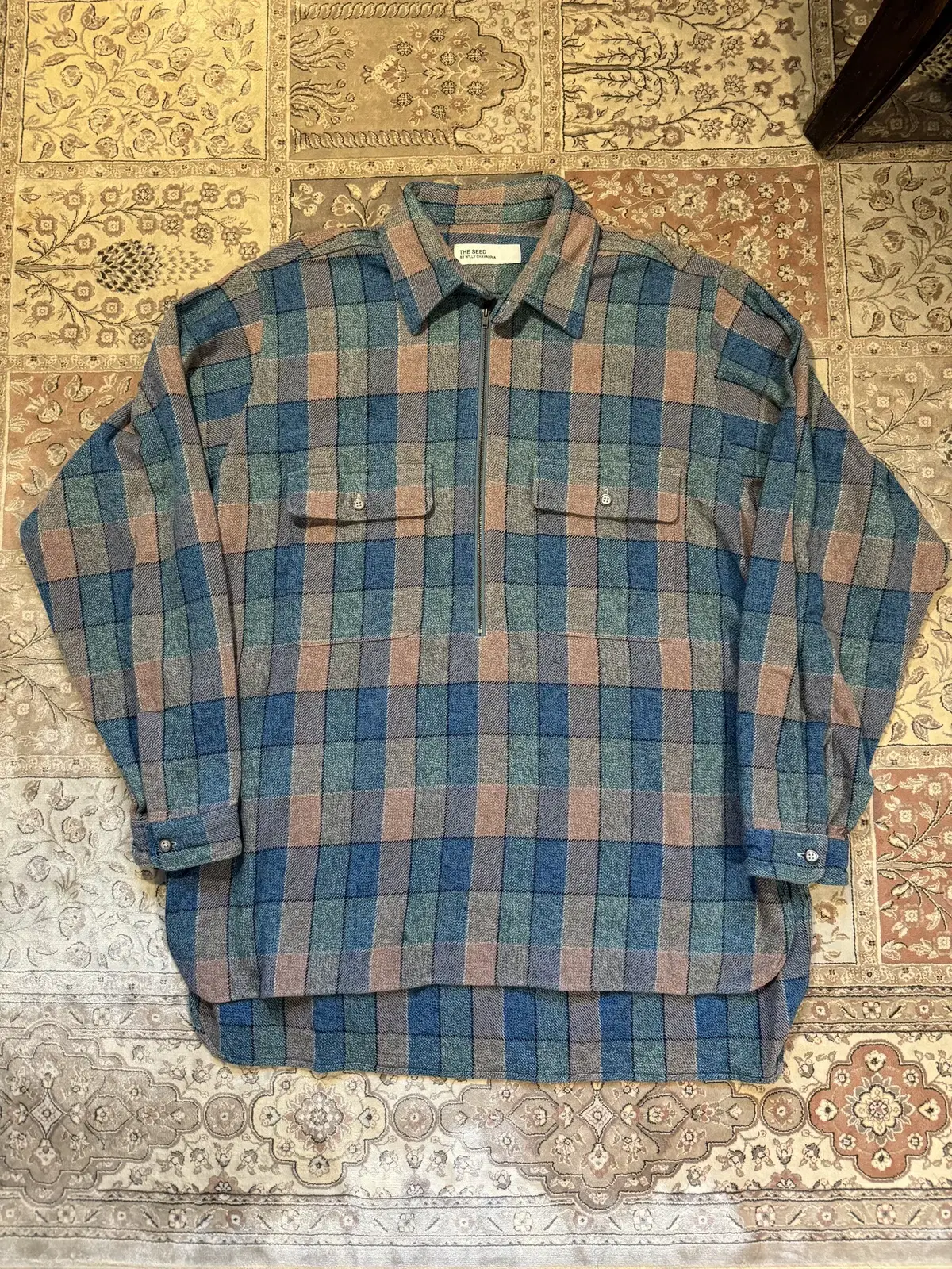 Sid by Willy Chavarria Wool Anorak Shirt