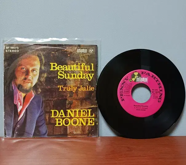 7인치 싱글 lp_Daniel Boone "Beautiful Sunday