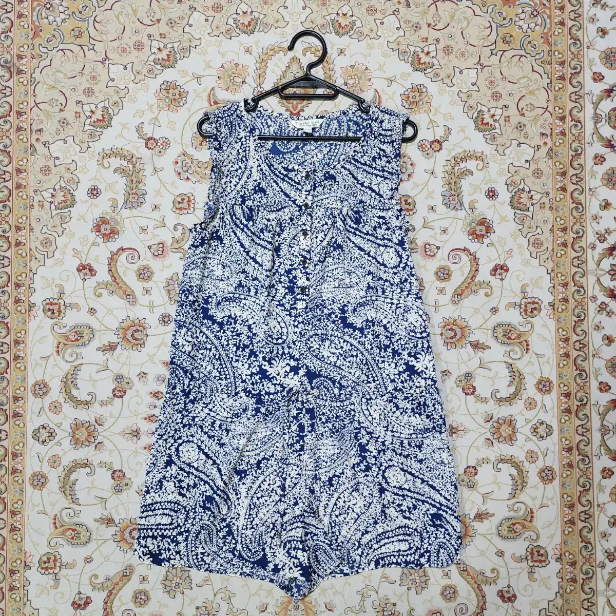 Thousand Island Sleeveless Flower Jumpsuit