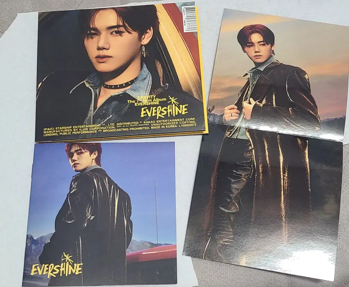 Kang Minhee Set digipack Evershine Portbook Foldable Mini poster WTS