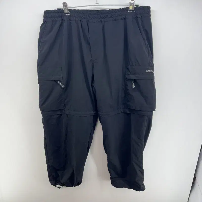 30-31 Mark Gonzalez Pocket String Nylon Cargo Pants Black Vintage