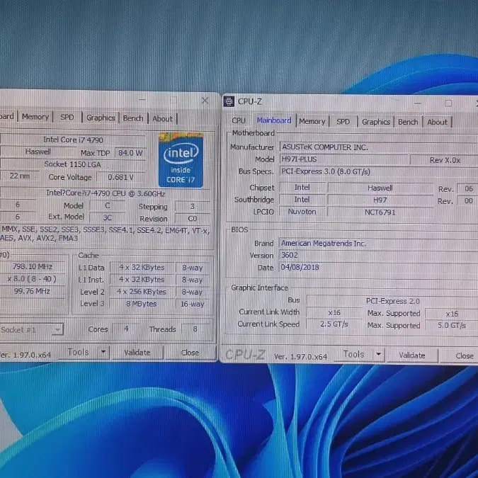 인텔 Core i7-4765T (1150소켓/저전력 35W)