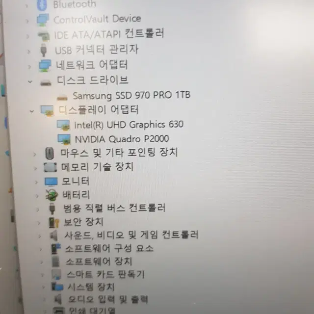 델 프리시전 7530 고사양  i7 8세대 32 1t+도킹스테이션