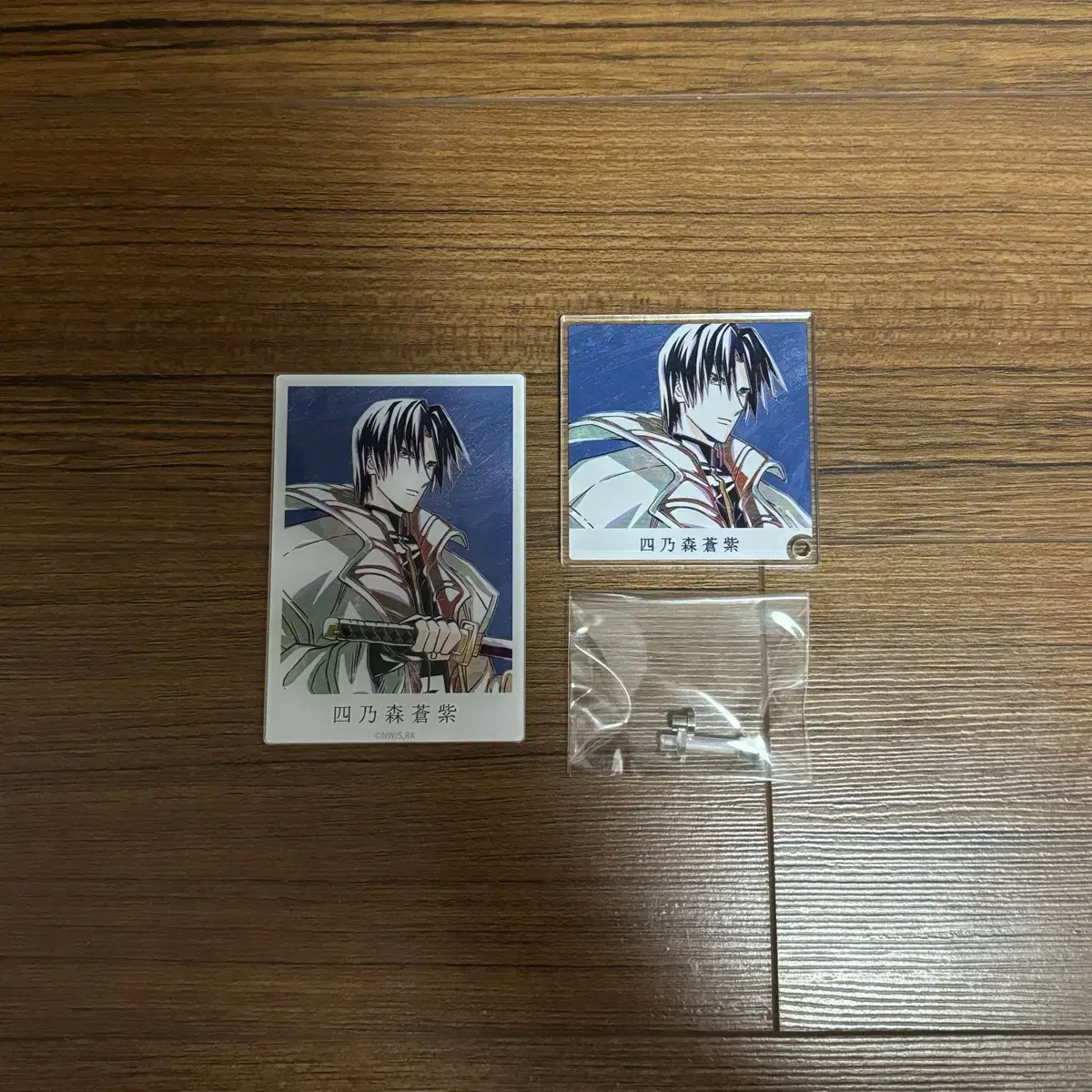 Sword of the Wind Aoshi Shinomori Ani-Art acrylic Panel kard Merchandise Bulk