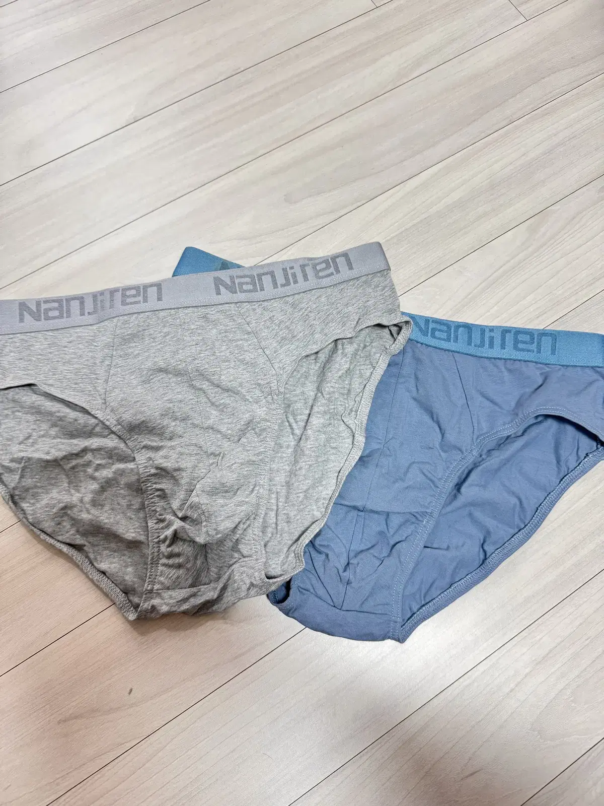 Men's Pure Cotton Big Size Boxer Briefs 4Pcs 5,000 won New