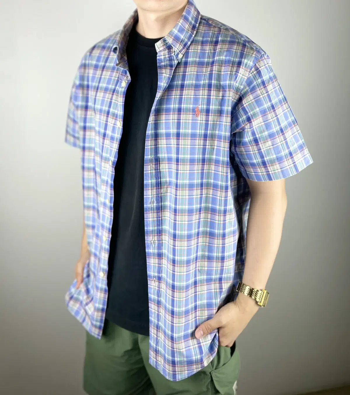 Polo Ralph Lauren Pastel Check Short-Sleeved Shirt