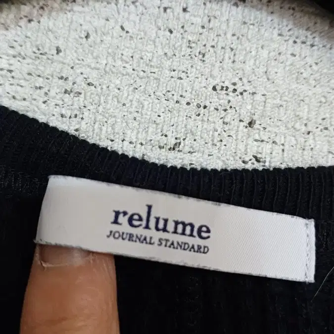 relume 뒷꼬임 골지면티(66-77)