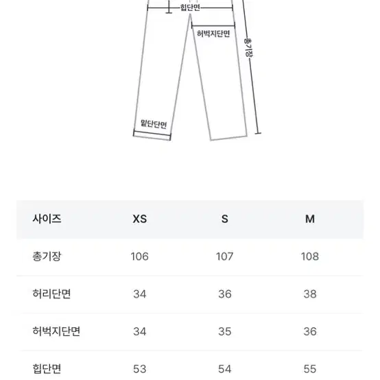 원더원더 캐블 와이드 데님 s