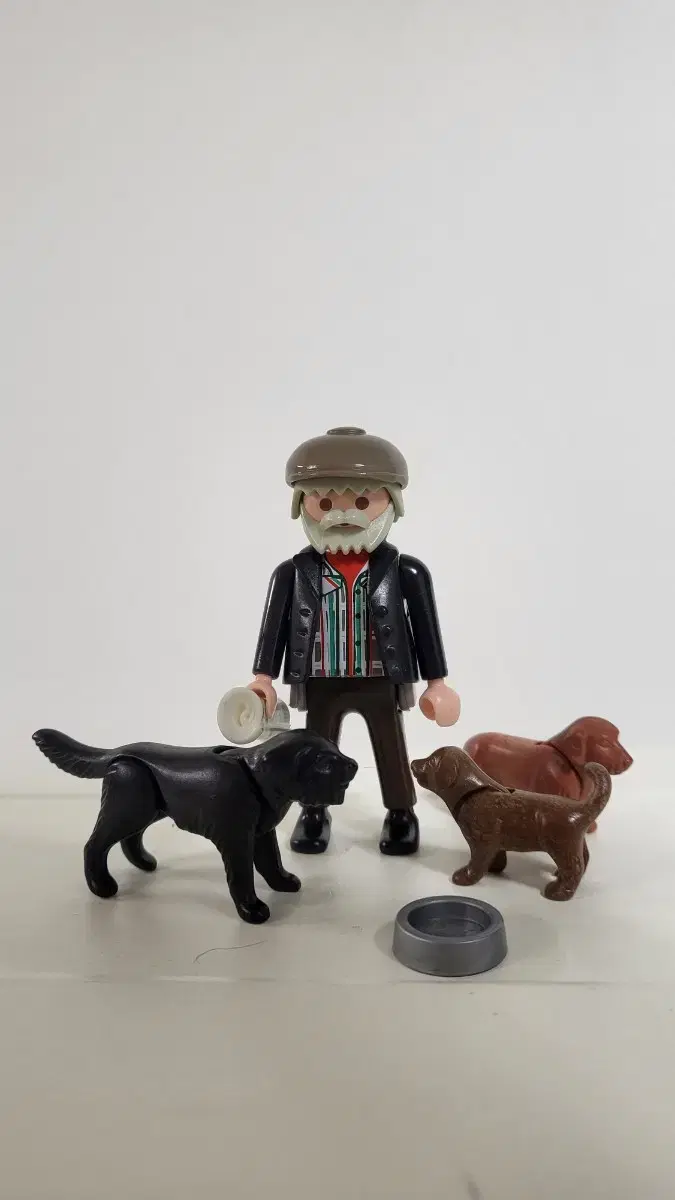 Playmobil Puppy and Grandpa