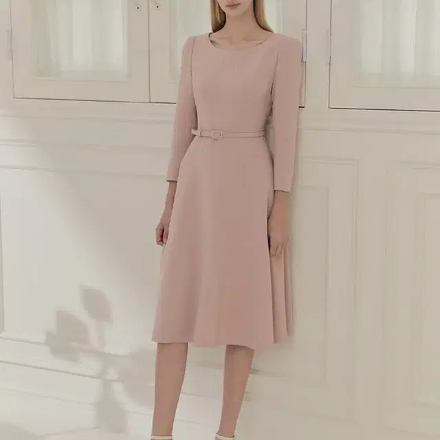 BAU JULIA Scoop neck dress  (pink) 새상품