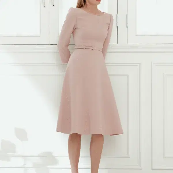 BAU JULIA Scoop neck dress  (pink) 새상품