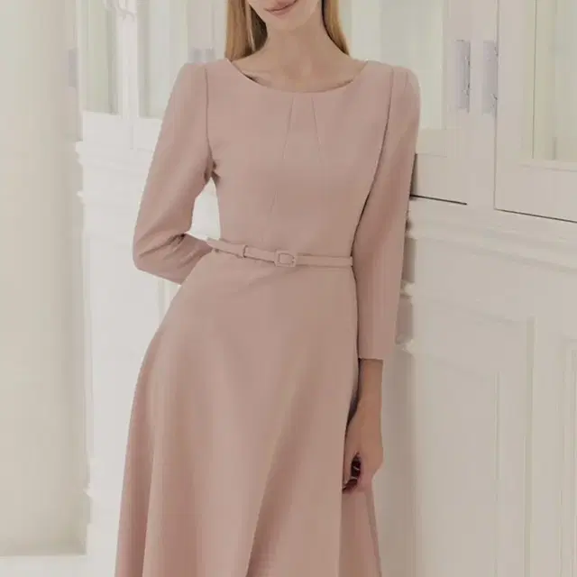 BAU JULIA Scoop neck dress  (pink) 새상품