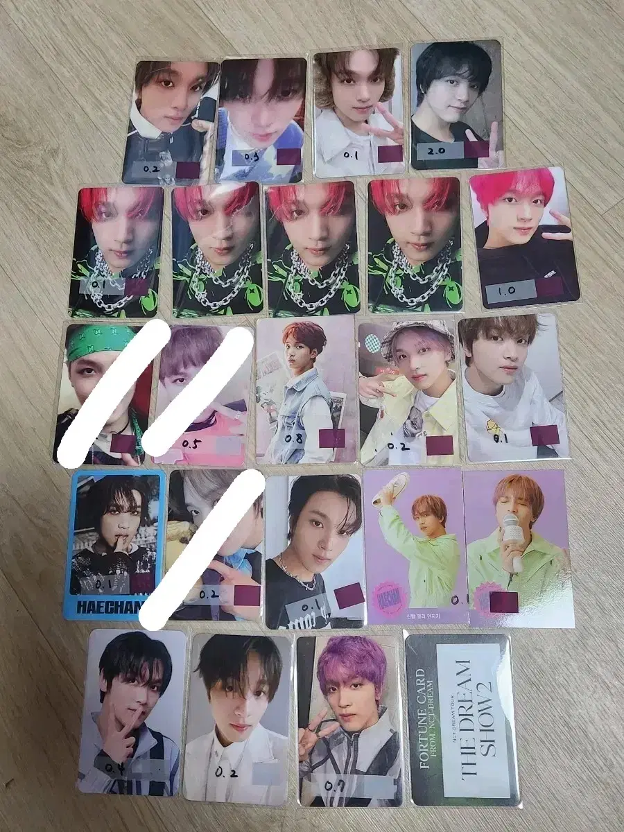 nct dream 127 haechan photocard candy dream show zuu fire truck istj seasons greetings bestie