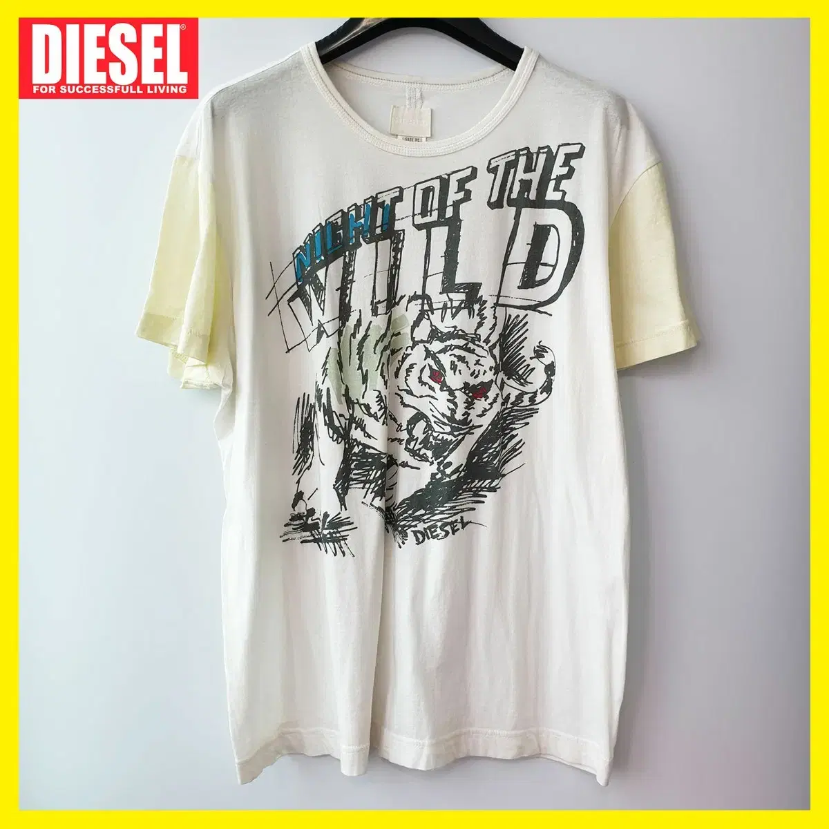 [XL] 디젤 DIESEL NIGHT OF THE WILD 반팔티