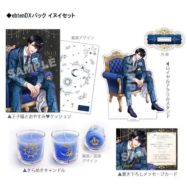 The Dream Kingdom and the 100 Sleeping Princes Inui Cushion Candle acrylic book