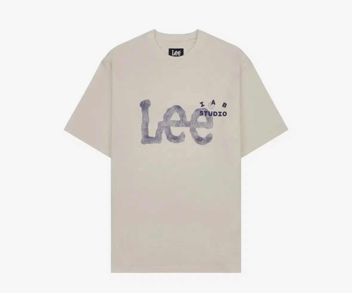 [S~XL] iApp x Lee T-Shirt Oatmeal Ivory