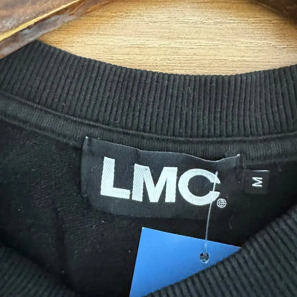 LMC 프린팅 맨투맨 티셔츠 (M size / BLACK)